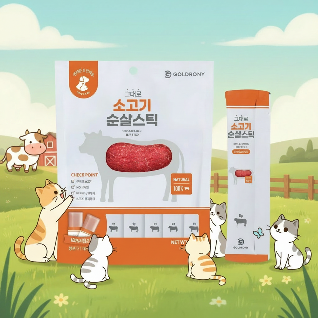🇰🇷韓國製 - GOLDRONY 無添加牛肉營養棒